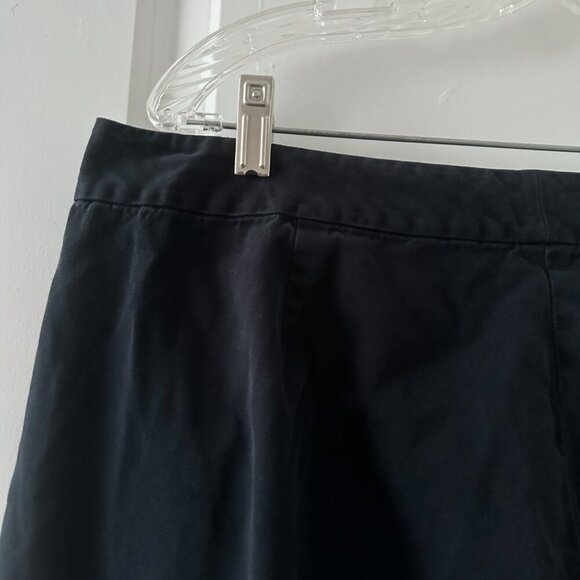 Lauren Ralph Lauren Black Flat Front Bermuda Shorts Women's Plus Size 16 Preppy - Picture 6 of 14